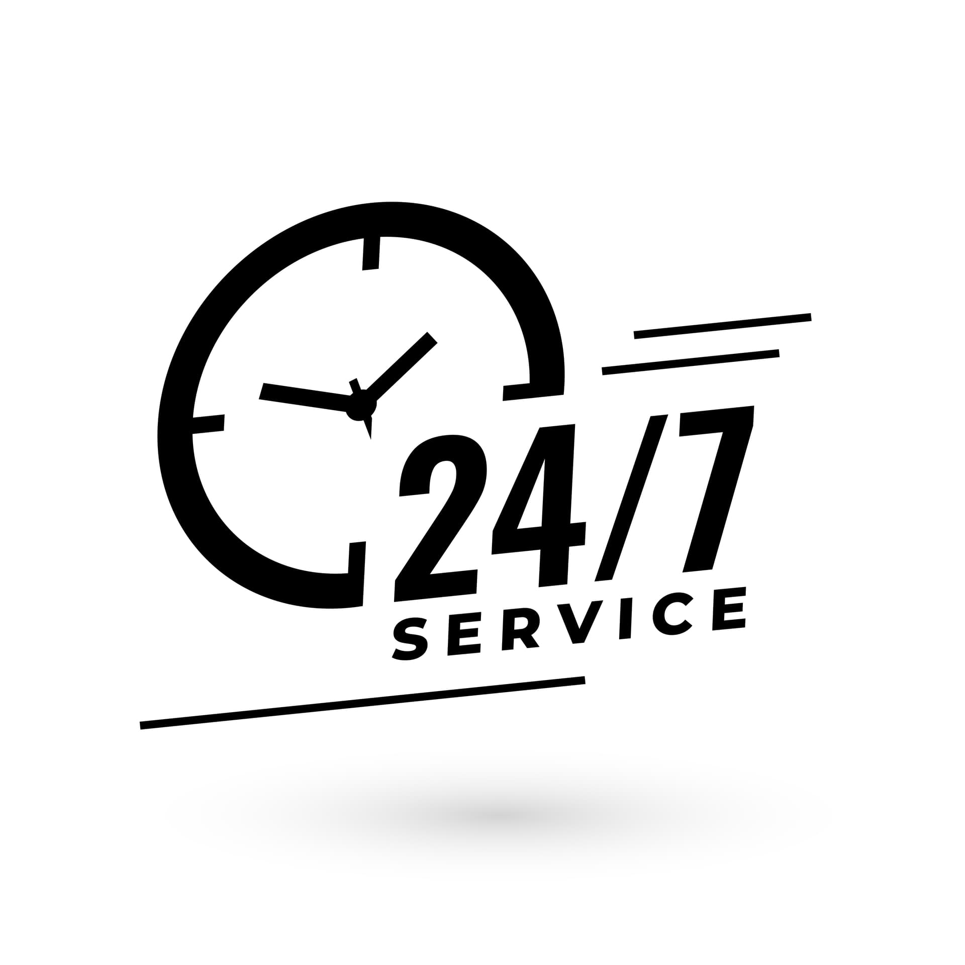 24 by 7 support